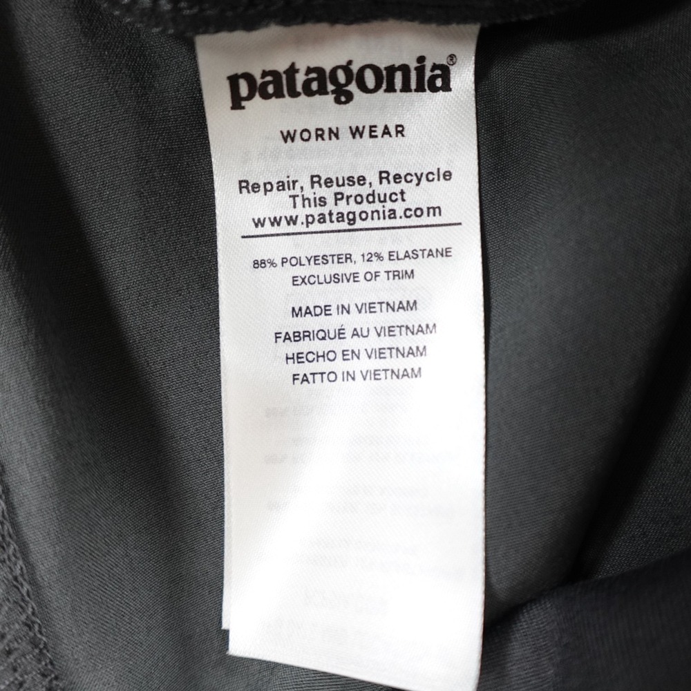 Patagonia Happy Hike Studio Pants Womens Medium Forge Gray Pull On Jogger Hiking - Picture 9 of 15